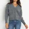 PUP20 Maxine Knit Sweater - Grey
