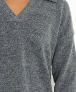 PUP20 Maxine Knit Sweater - Grey