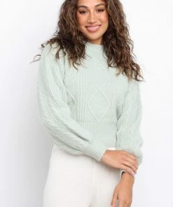 PUP51 Clothing Meena Knit Sweater - Mint