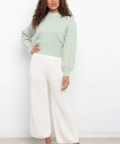 PUP51 Clothing Meena Knit Sweater - Mint