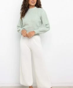 PUP51 Clothing Meena Knit Sweater - Mint