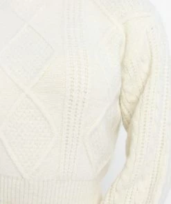 PUP51 Meena Knit Sweater - White For The Bride