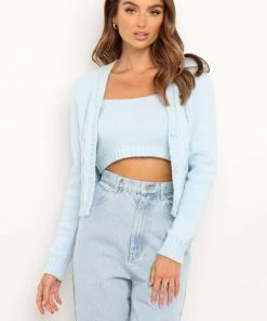 PUP3 Clothing Meka Knit Sweater - Blue