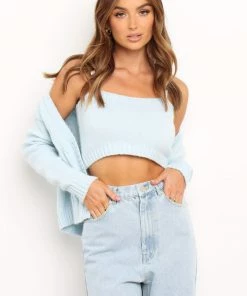 PUP3 Clothing Meka Knit Sweater - Blue