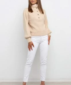 PUP3 Clothing Morley Knit Sweater - Beige