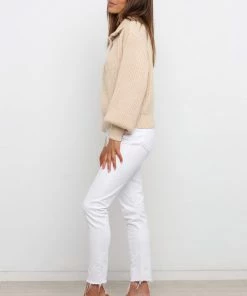 PUP3 Clothing Morley Knit Sweater - Beige