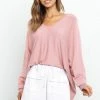 PUP49 Murphy Knit Sweater - Blush Clothing