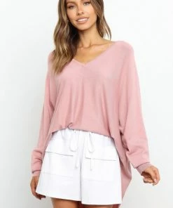 PUP49 Murphy Knit Sweater - Blush Clothing