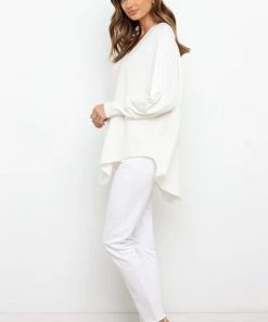 PUP49 For The Bride Murphy Knit Sweater - White