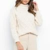 PUP4 For The Bride Nena Knit Sweater - Cream