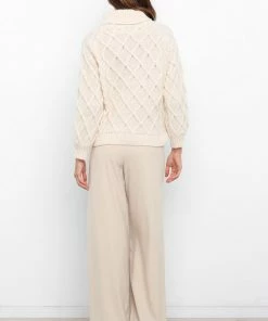 PUP4 For The Bride Nena Knit Sweater - Cream