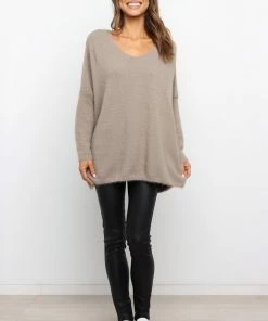 PUP49 Clothing Pearl Knit Sweater - Olive