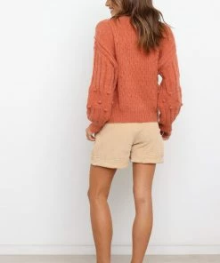 PUP4 Pipsa Knit Sweater - Rust