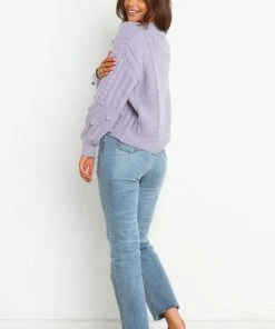 PUP4 Pipsa Knit Sweater - Lilac Clothing