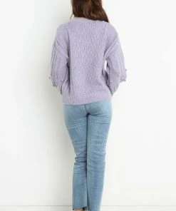 PUP4 Pipsa Knit Sweater - Lilac Clothing