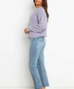 PUP4 Pipsa Knit Sweater - Lilac Clothing