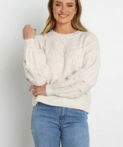 PUP4 Pipsa Knit Sweater - White