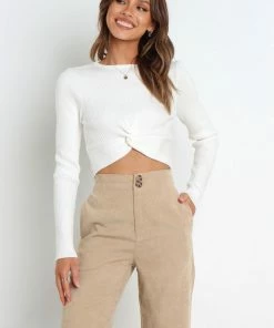 PUP44 Provence Knit Sweater - White