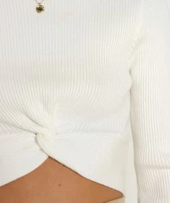 PUP44 Provence Knit Sweater - White