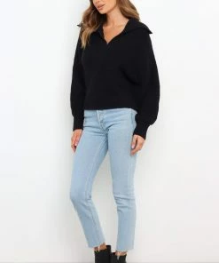 PUP3 Clothing Sabian Knit Sweater - Black