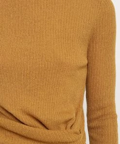 PUP5 Clothing Seebo Knit Sweater - Mustard