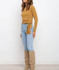 PUP5 Clothing Seebo Knit Sweater - Mustard