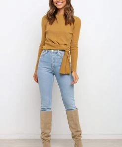 PUP5 Clothing Seebo Knit Sweater - Mustard