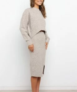 PUP42 Sermoneta Knit Sweater - Beige