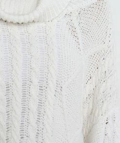 PUP49 Sharpy Knit Sweater - White For The Bride