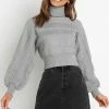 PUP4 Clothing Sonia Knit Sweater - Grey
