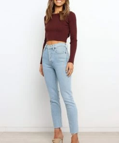 PUP4 Susie Top - Chocolate Brown Clothing