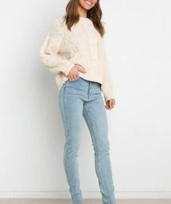 PUP4 Tahlia Knit Sweater - Cream For The Bride