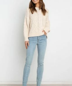 PUP4 Tahlia Knit Sweater - Cream For The Bride