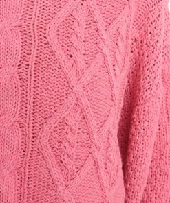 PUP4 Tahlia Knit Sweater - Pink Clothing