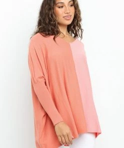 PUP49 Tanisha Knit Sweater - Orange Clothing