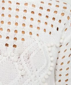 PUP27 Temaire Knit Sweater - White For The Bride