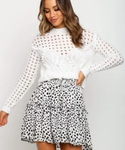 PUP27 Temaire Knit Sweater - White For The Bride