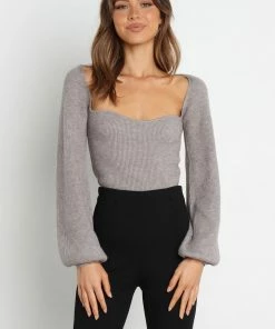 PUP4 Toledo Knit Sweater - Grey Clothing