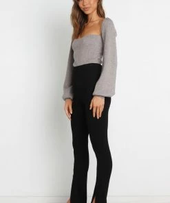 PUP4 Toledo Knit Sweater - Grey Clothing