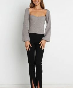 PUP4 Toledo Knit Sweater - Grey Clothing