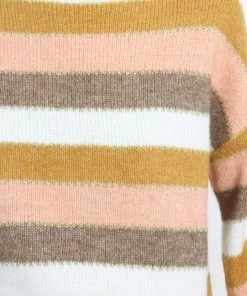 PUP51 Clothing Tonk Knit Sweater - Brown Stripe
