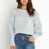 PUP52 Vardon Knit Sweater - Grey Clothing