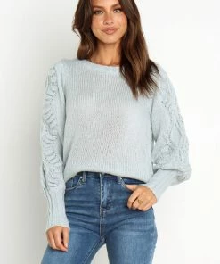 PUP52 Vardon Knit Sweater - Grey Clothing