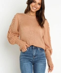 PUP52 Vardon Knit Sweater - Tan