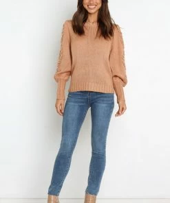 PUP52 Vardon Knit Sweater - Tan