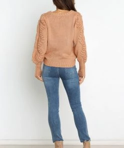 PUP52 Vardon Knit Sweater - Tan