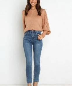 PUP52 Vardon Knit Sweater - Tan