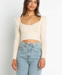 PUP15 Velo Knit Sweater - Cream Clothing