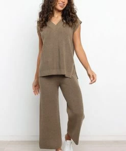 PUP52 Vivia Knit Sweater - Olive