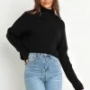 PUP58 Clothing Whitaker Knit Sweater - Black
